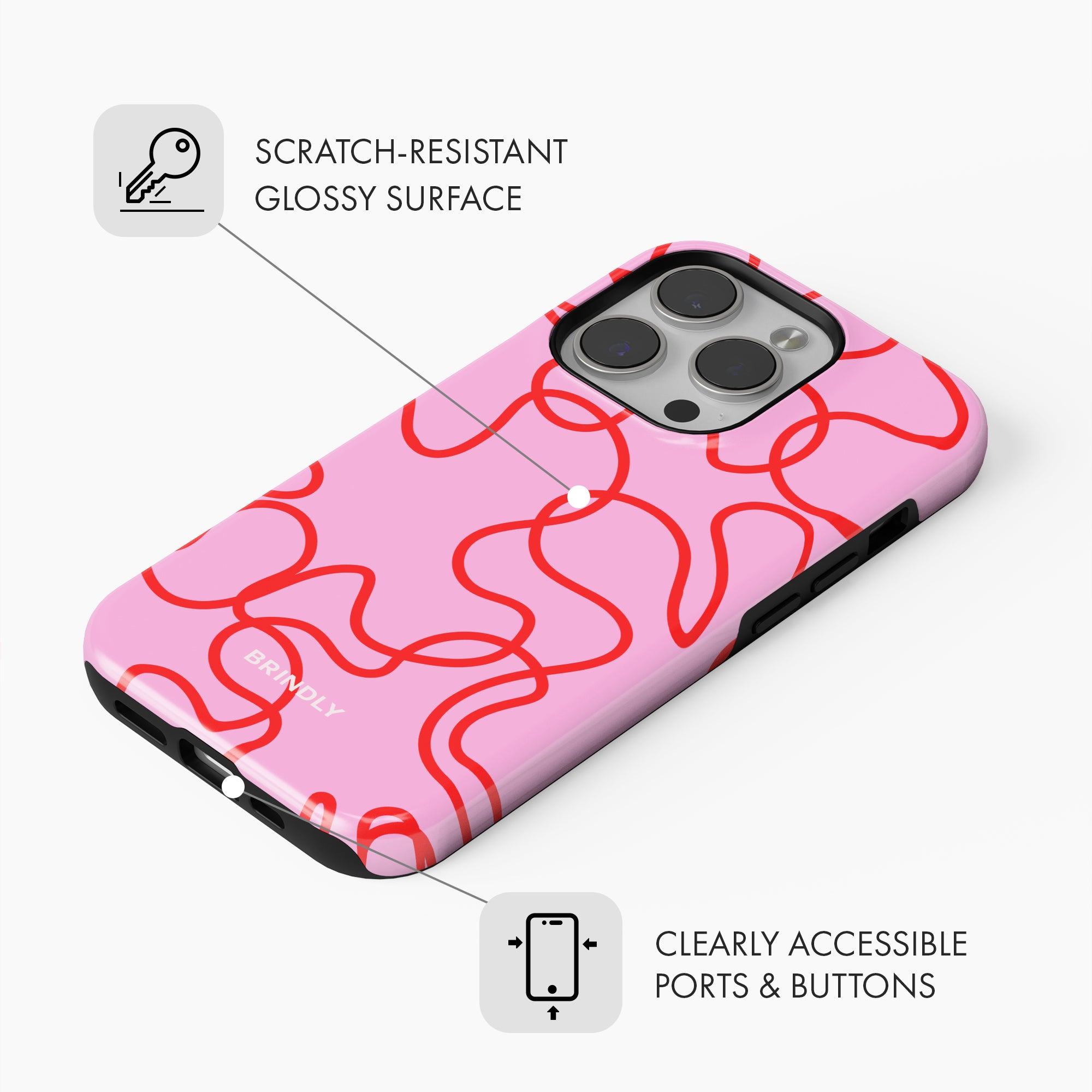 Squiggle - Tough Phone Case