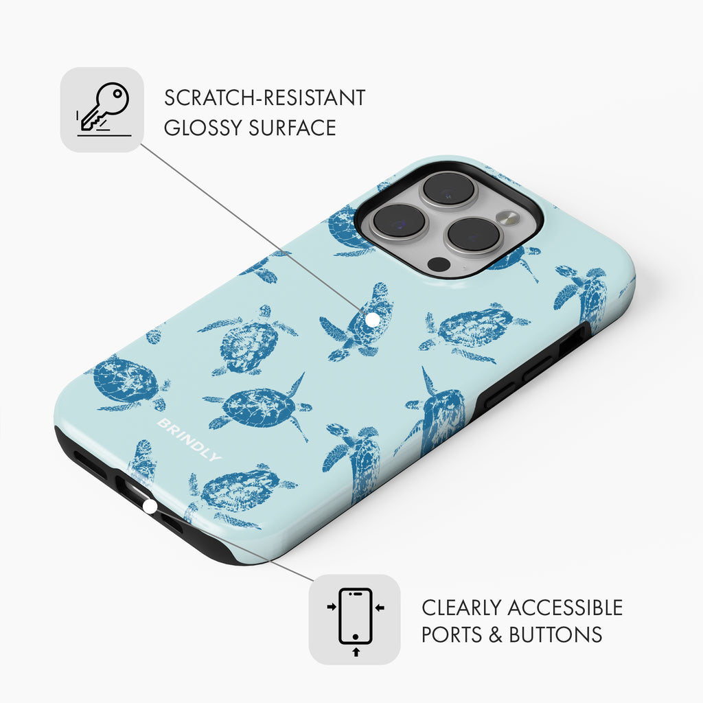 Turtle Drift - Tough Phone Case