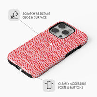 Red & Pink Spot - Tough Phone Case