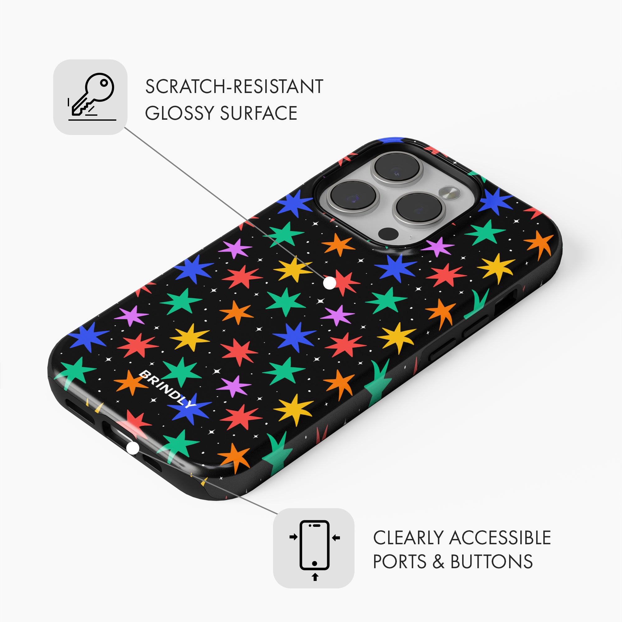 Rainbow Stars - Tough Phone Case (MagSafe)