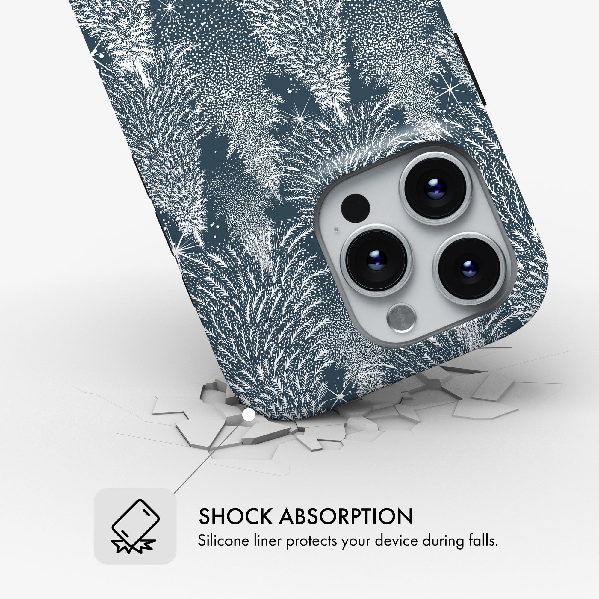 Frosted Pines - Tough Phone Case