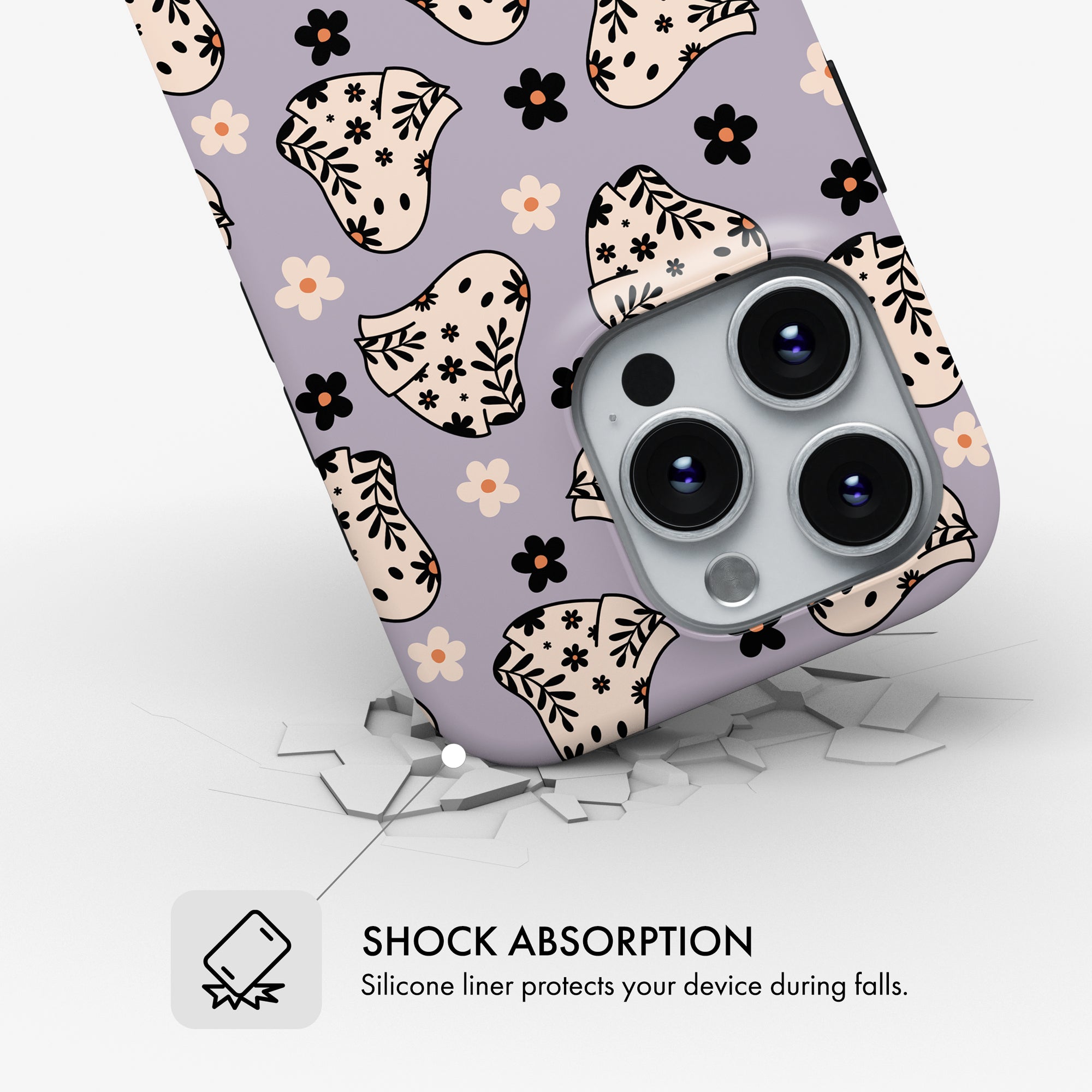 Floral Ghosts - Tough Phone Case (MagSafe)
