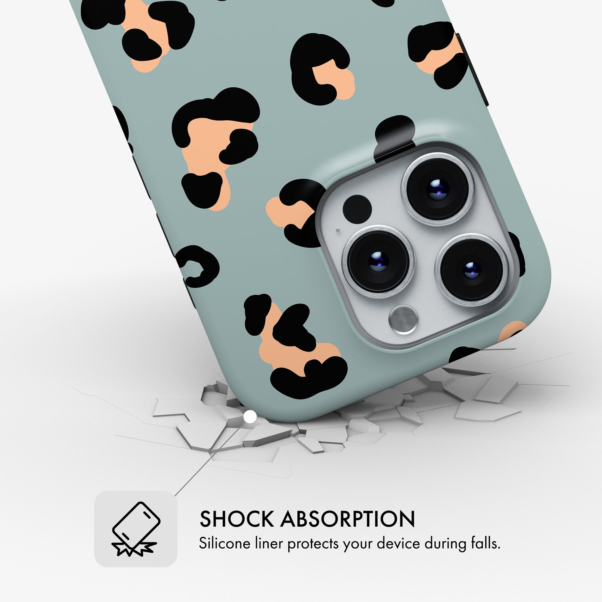 Sage Leopard - Tough Phone Case