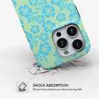 Aqua Bloom - Tough Phone Case