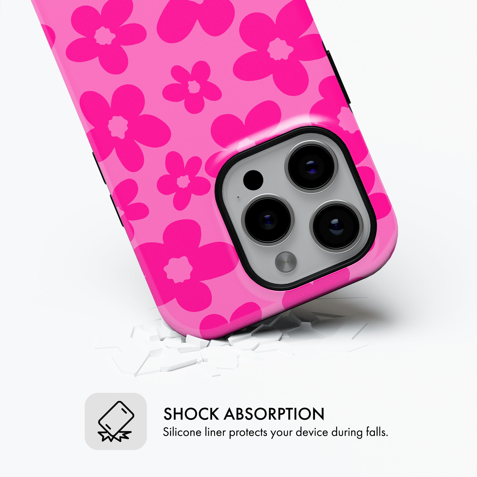 Pop Pink Daisy - Tough Phone Case
