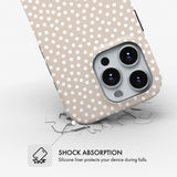 Honey Polka Dot - Tough Phone Case