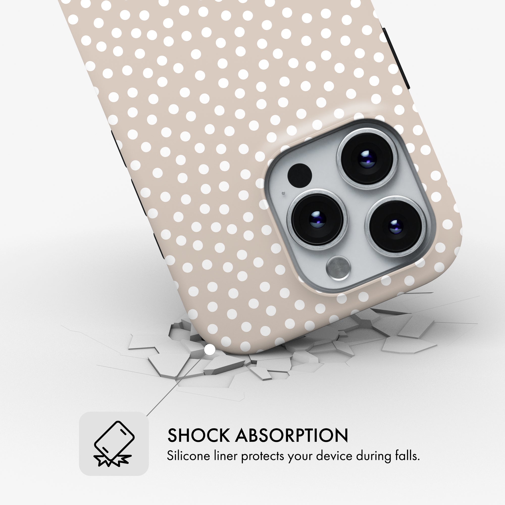 Honey Polka Dot - Tough Phone Case