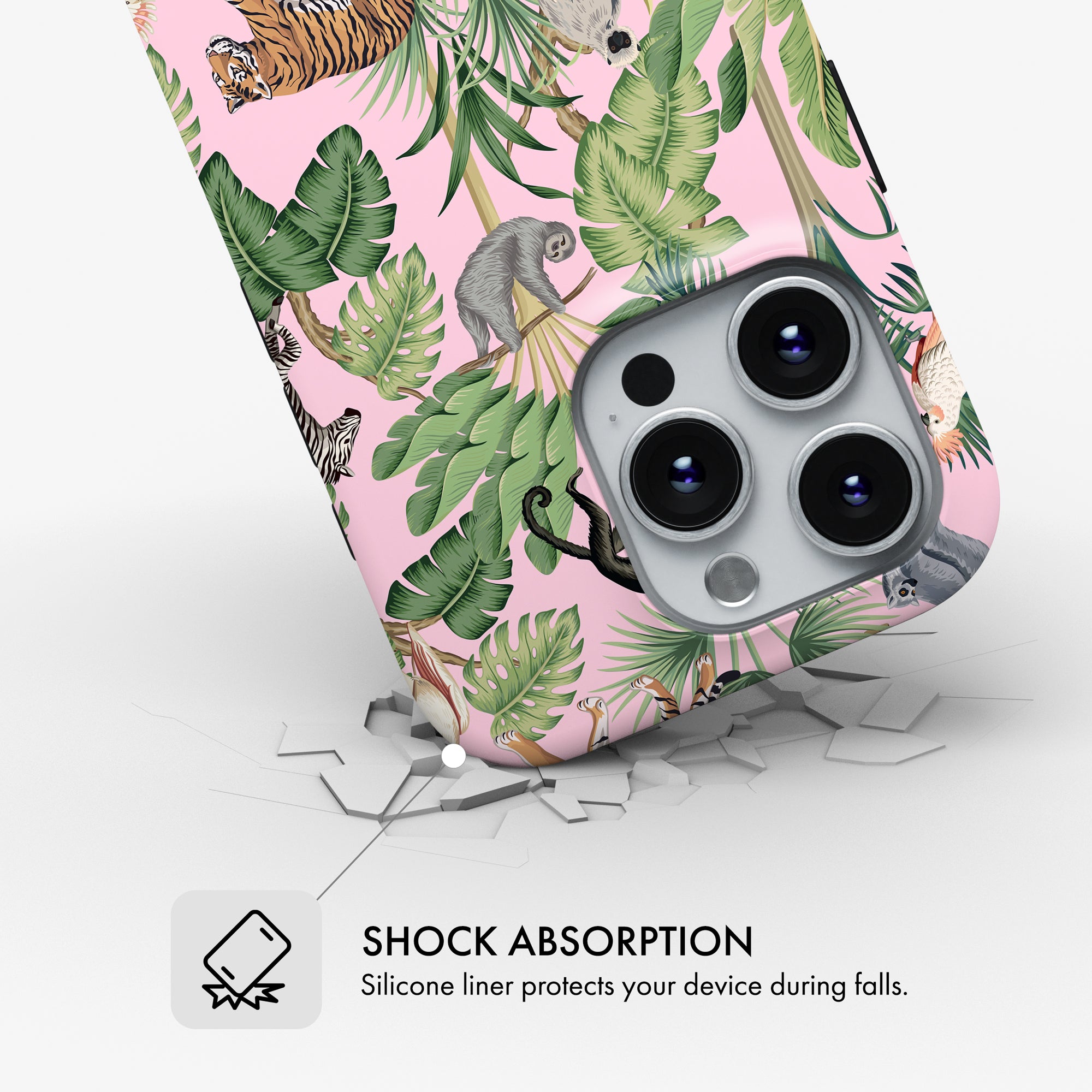 Pink Safari - Tough Phone Case