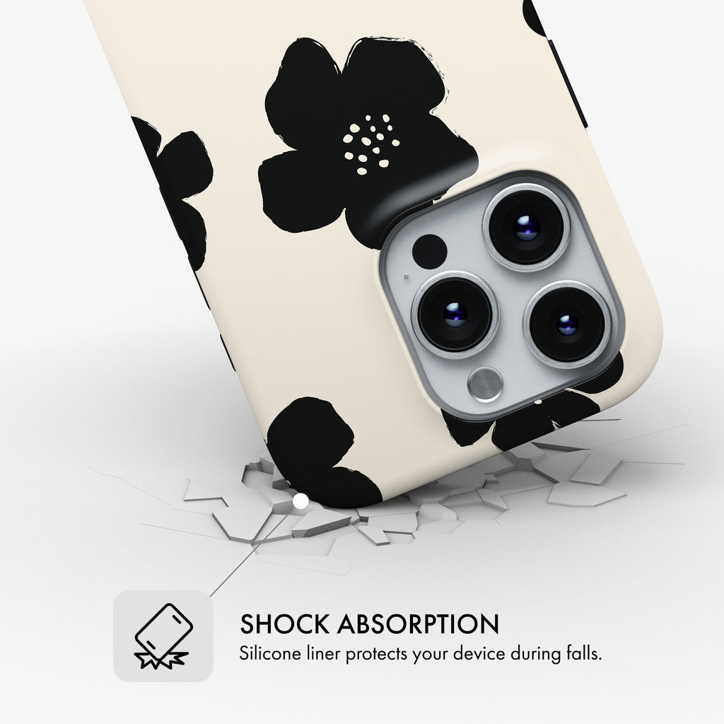 Inky Blossom - Tough Phone Case