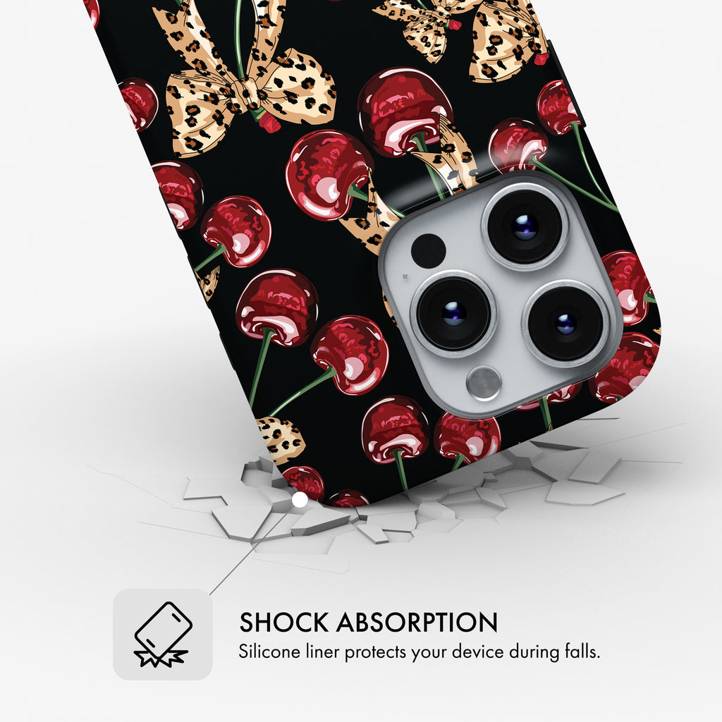 Cherry Leopard - Tough Phone Case