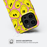 Trippy Smiley - Tough Phone Case