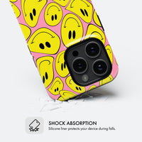 Trippy Smiley - Tough Phone Case