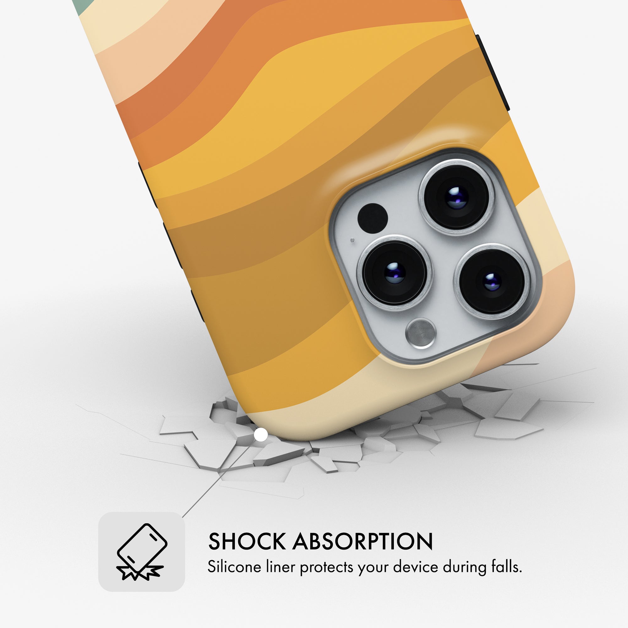 Retro Sunset - Tough Phone Case (MagSafe)