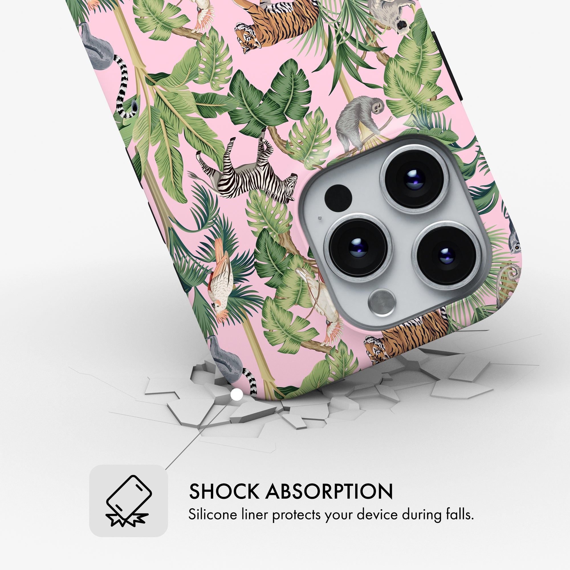 Pink Safari - Tough Phone Case