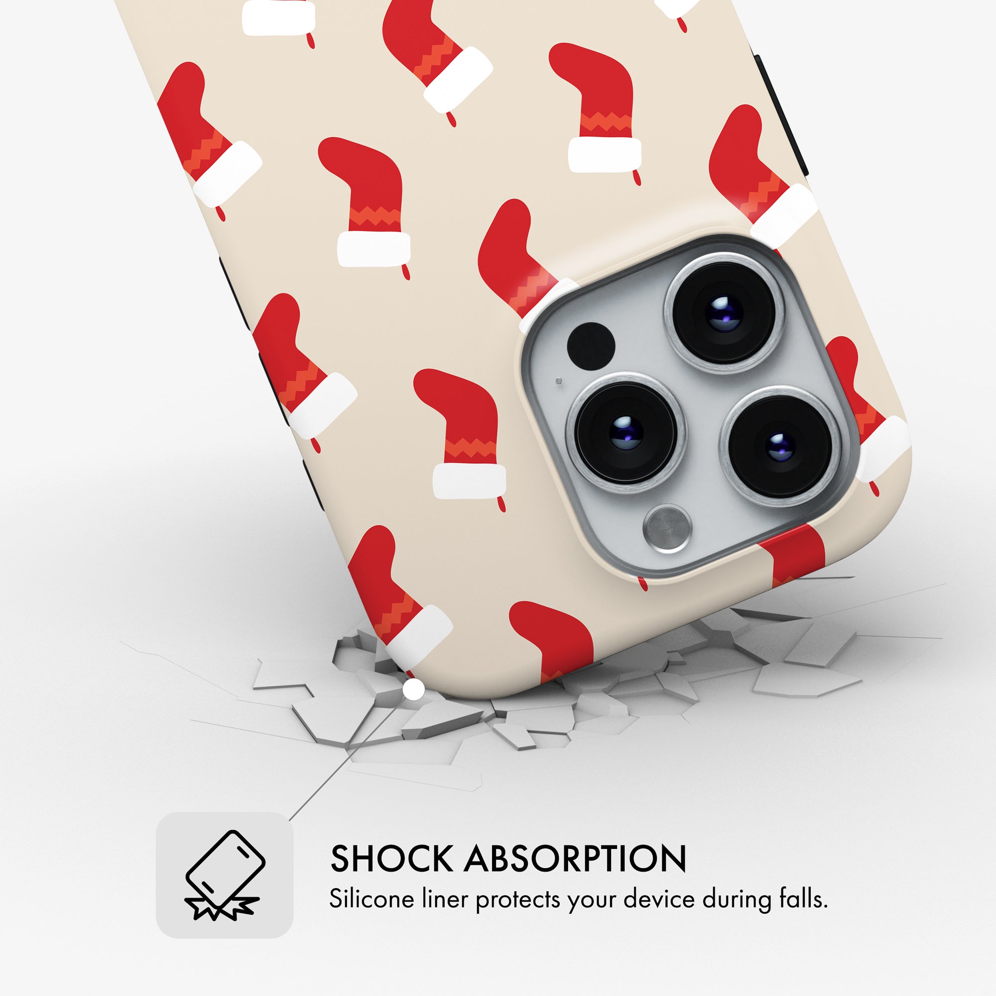 Stocking Stroll - Tough Phone Case