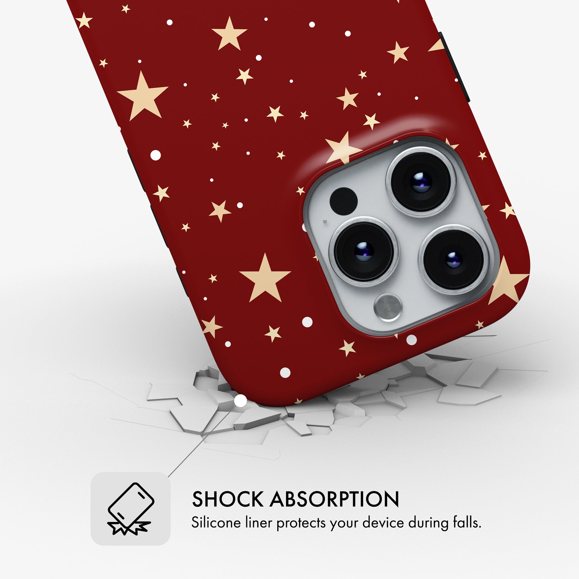 Crimson Star - Tough Phone Case