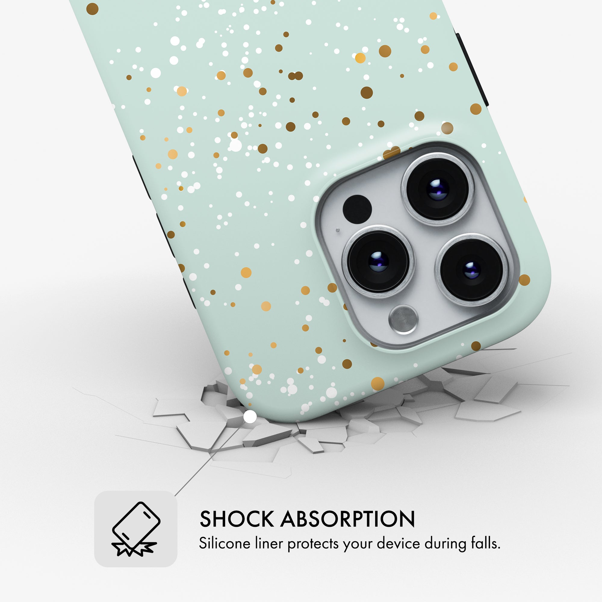 Mint Glitter - Tough Phone Case