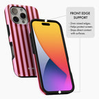 Cherry Stripe - Tough Phone Case
