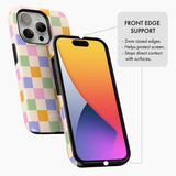 Pastel Checks - Tough Phone Case (MagSafe)