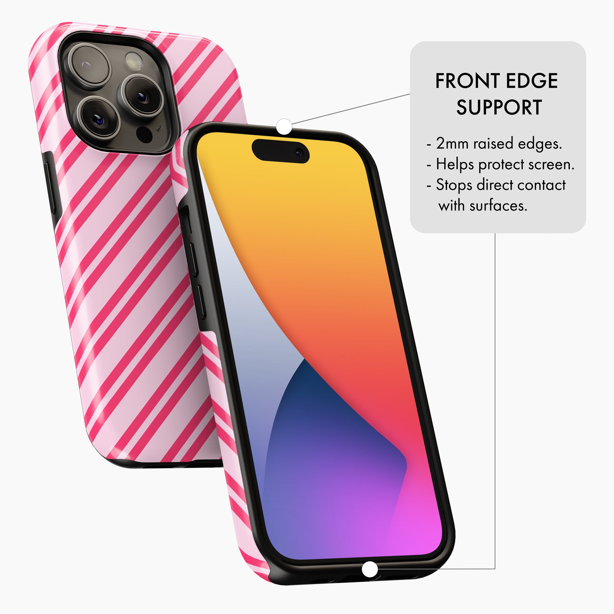 Candy Stripes - Tough Phone Case