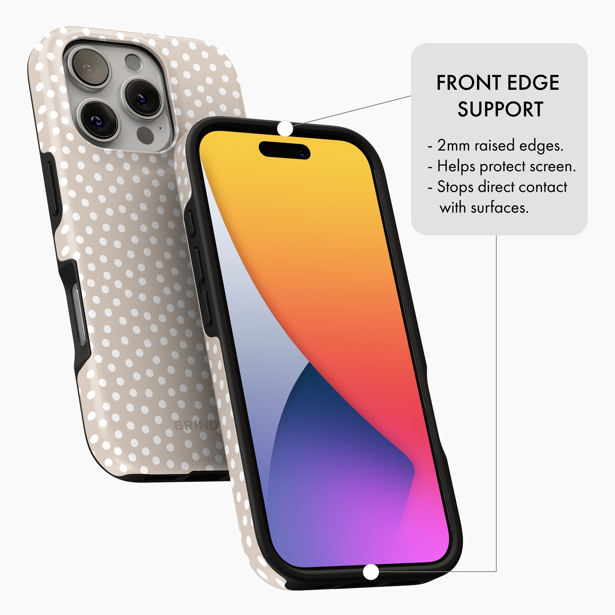Honey Polka Dot - Tough Phone Case