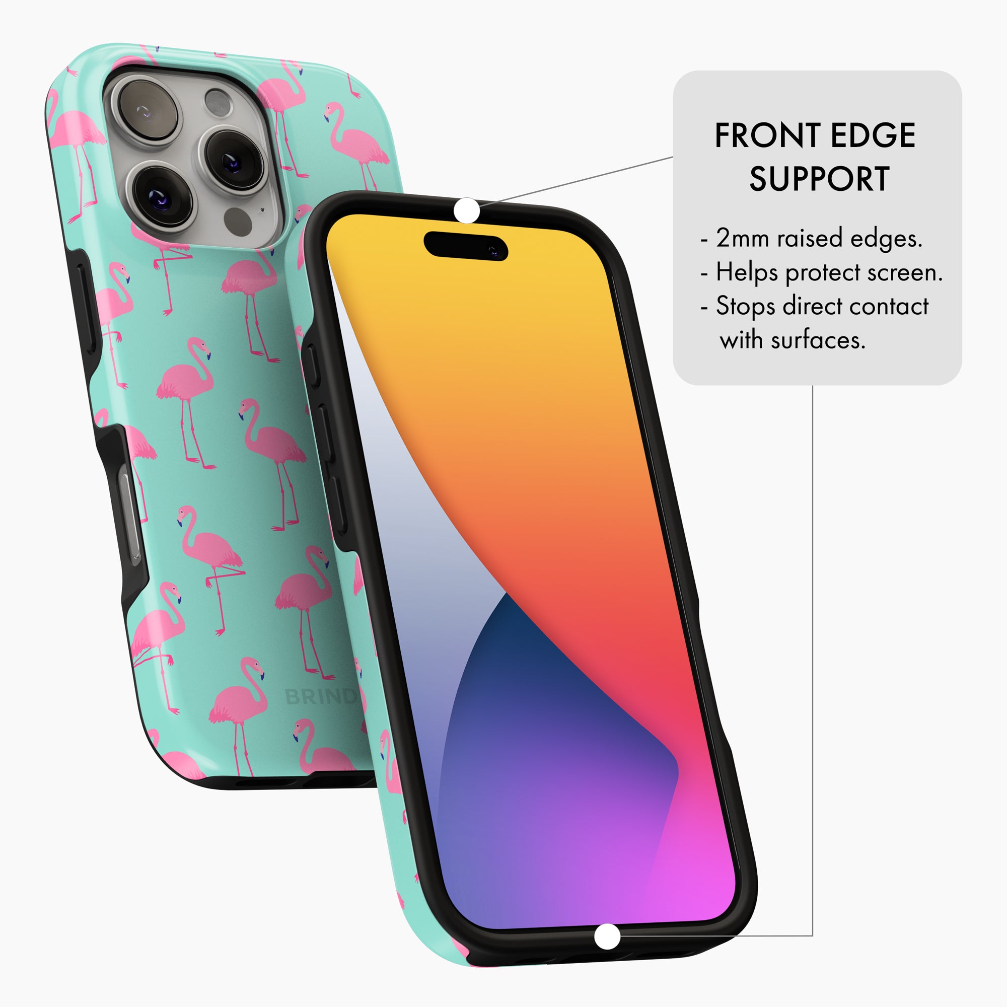 Flamingo Fizz - Tough Phone Case