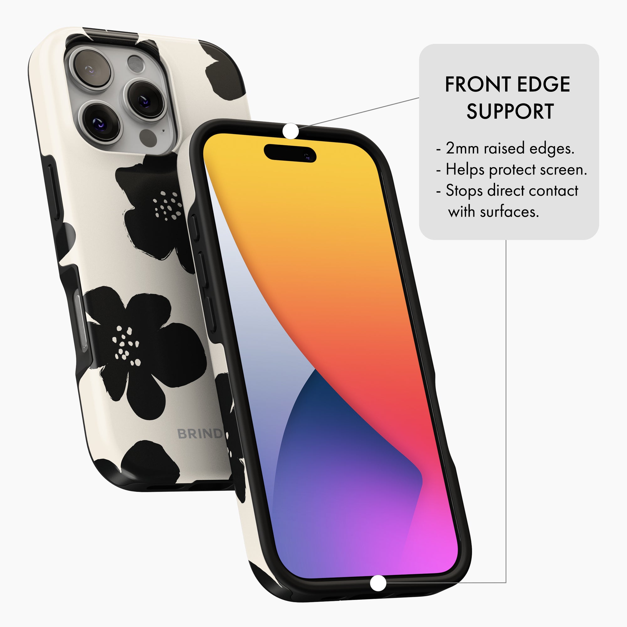 Inky Blossom - Tough Phone Case