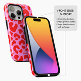 Red & Pink Leopard - Tough Phone Case (MagSafe)