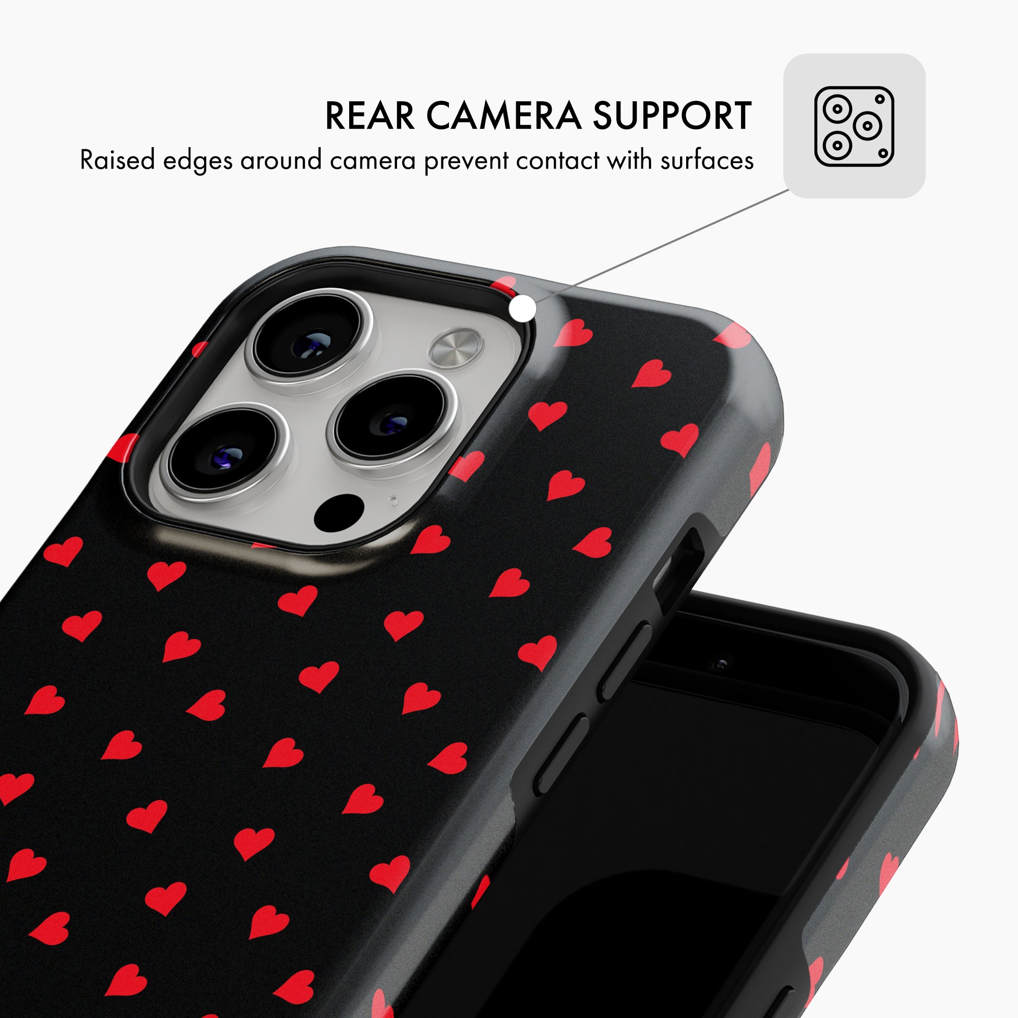 Valentine Hearts - Tough Phone Case