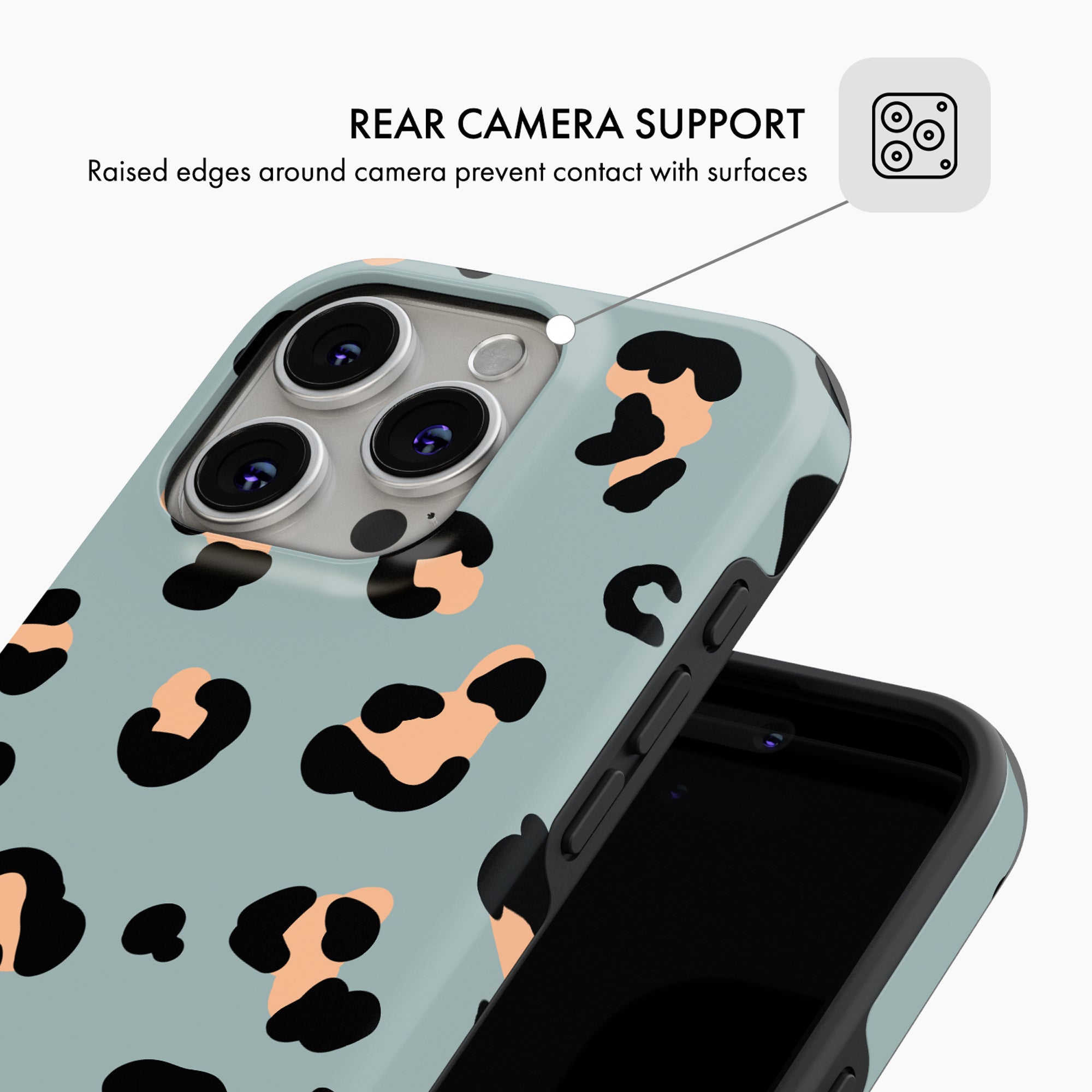 Sage Leopard - Tough Phone Case