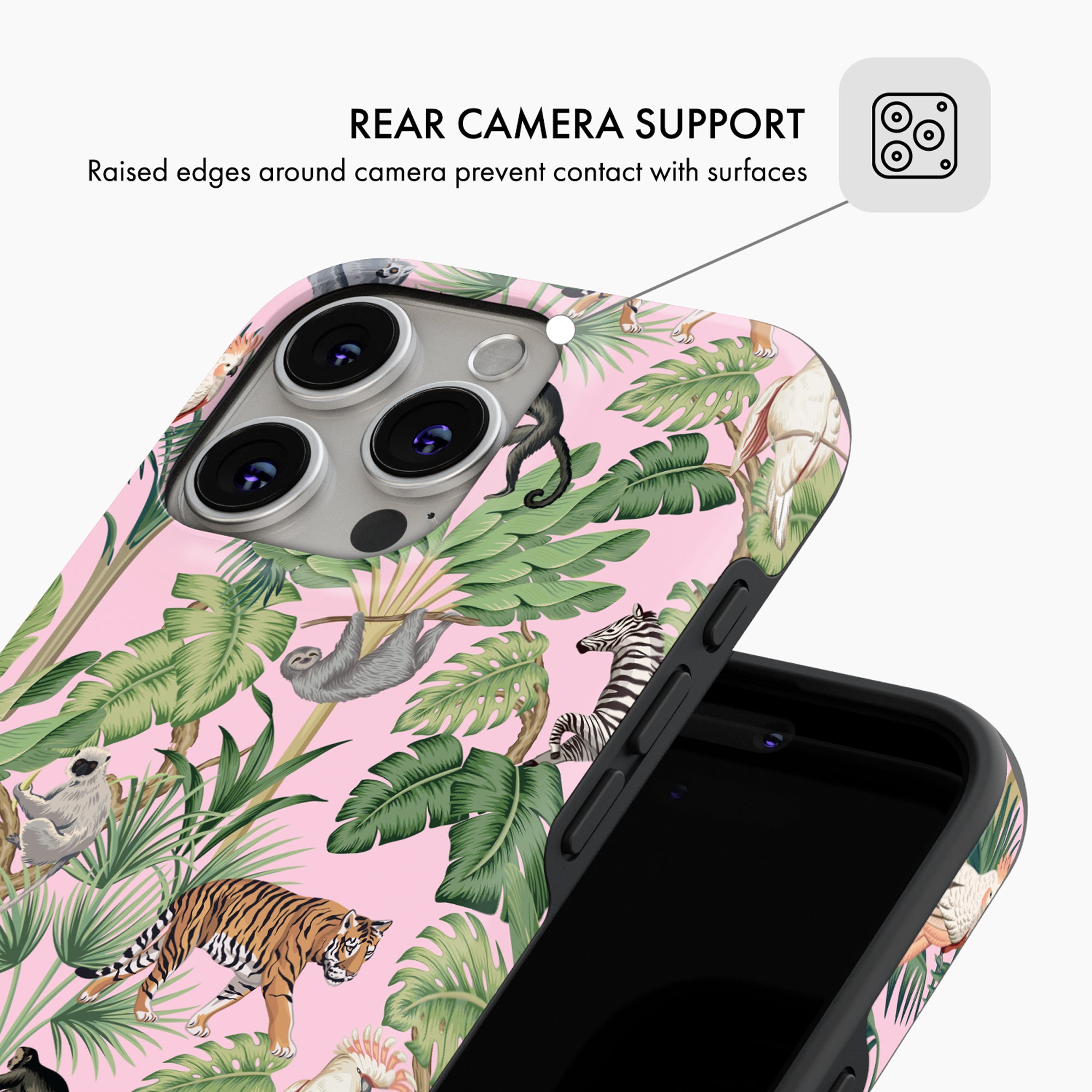 Pink Safari - Tough Phone Case