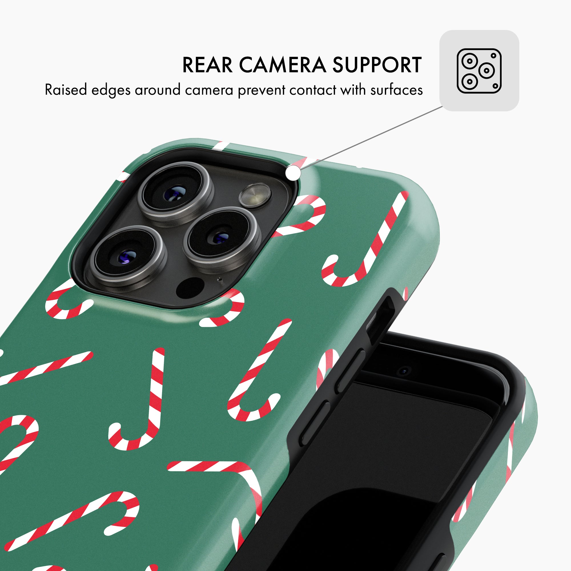 Candy Cane Lane - Tough Phone Case