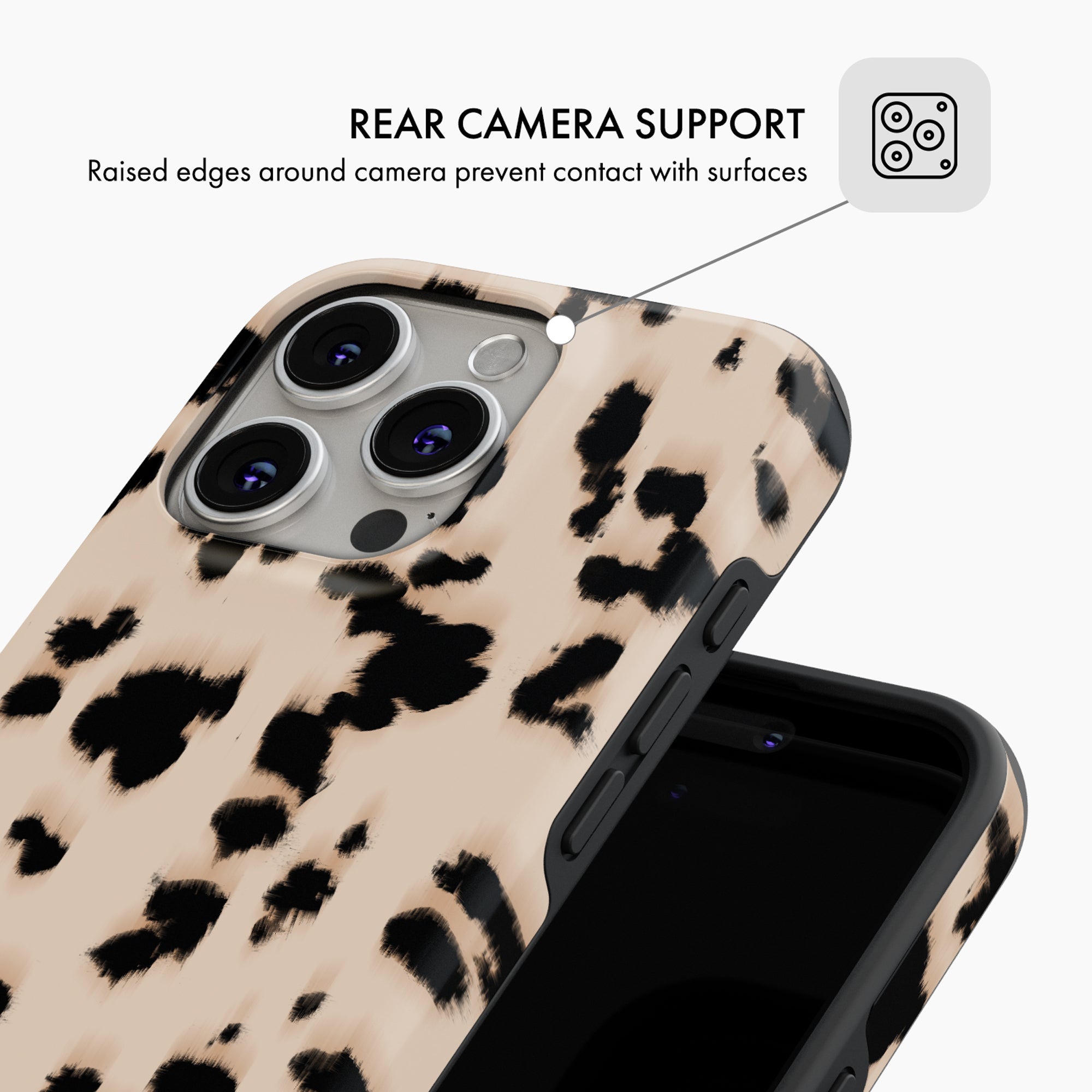 Ivory Leopard - Tough Phone Case