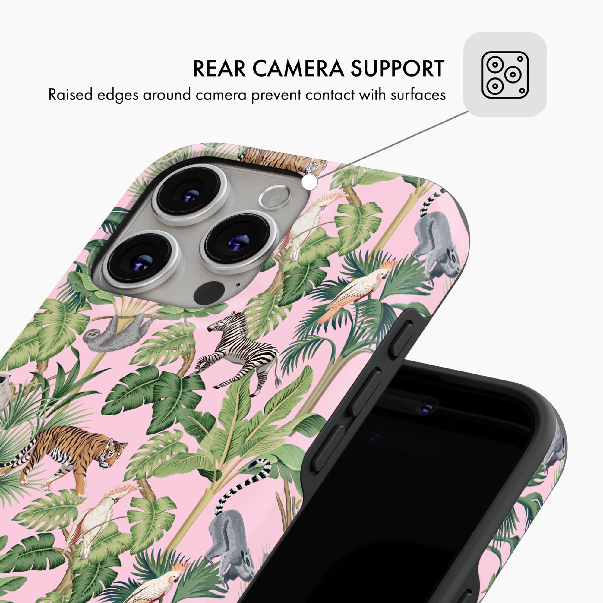 Pink Safari - Tough Phone Case