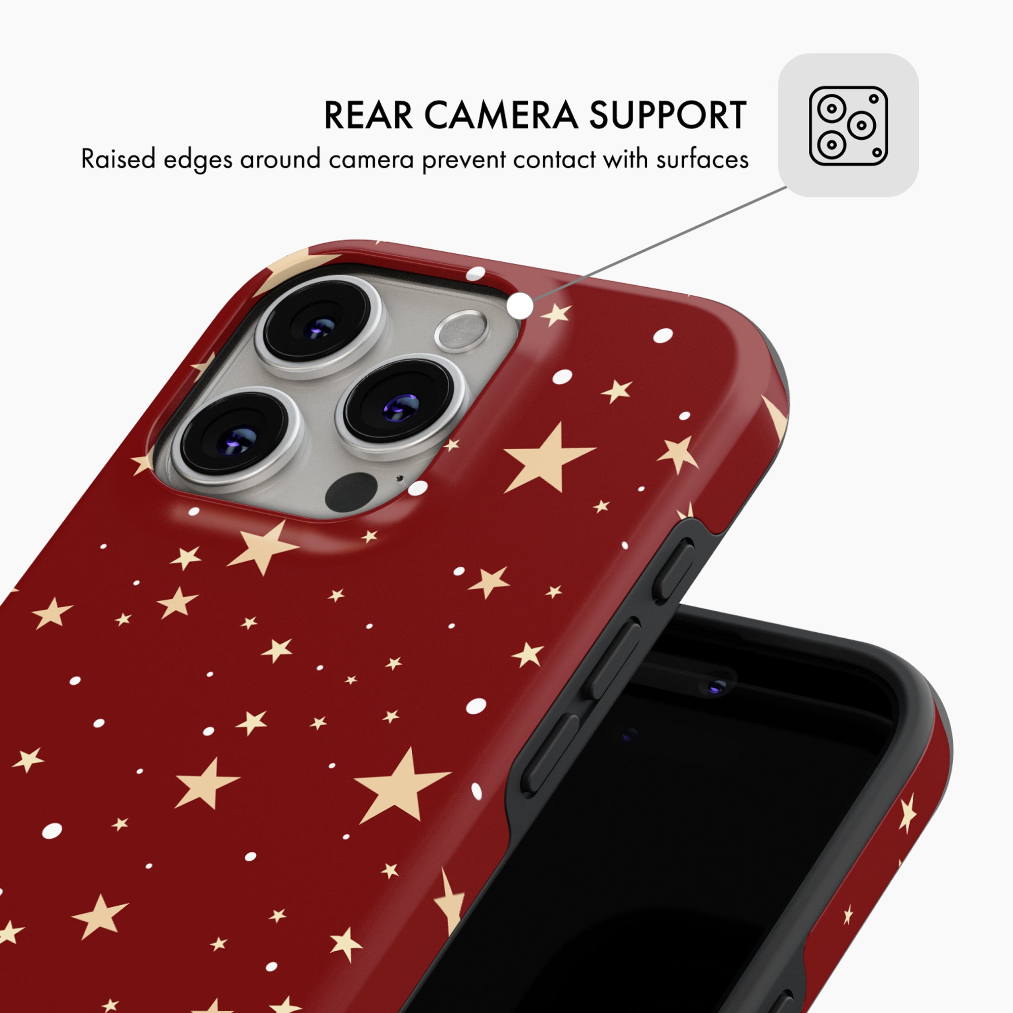 Crimson Star - Tough Phone Case
