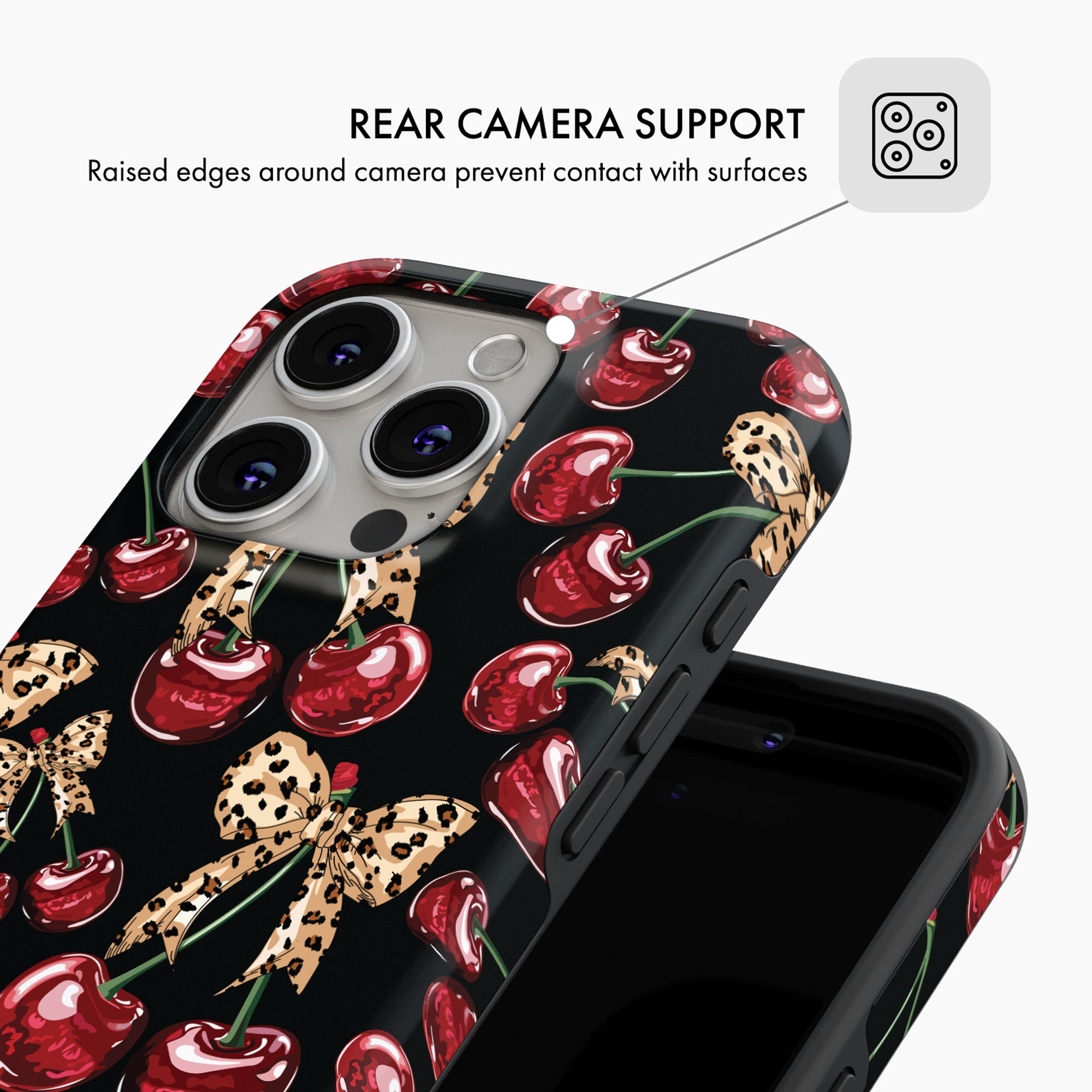 Cherry Leopard - Tough Phone Case