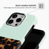 Mint Tortoise Shell - Tough Phone Case (MagSafe)