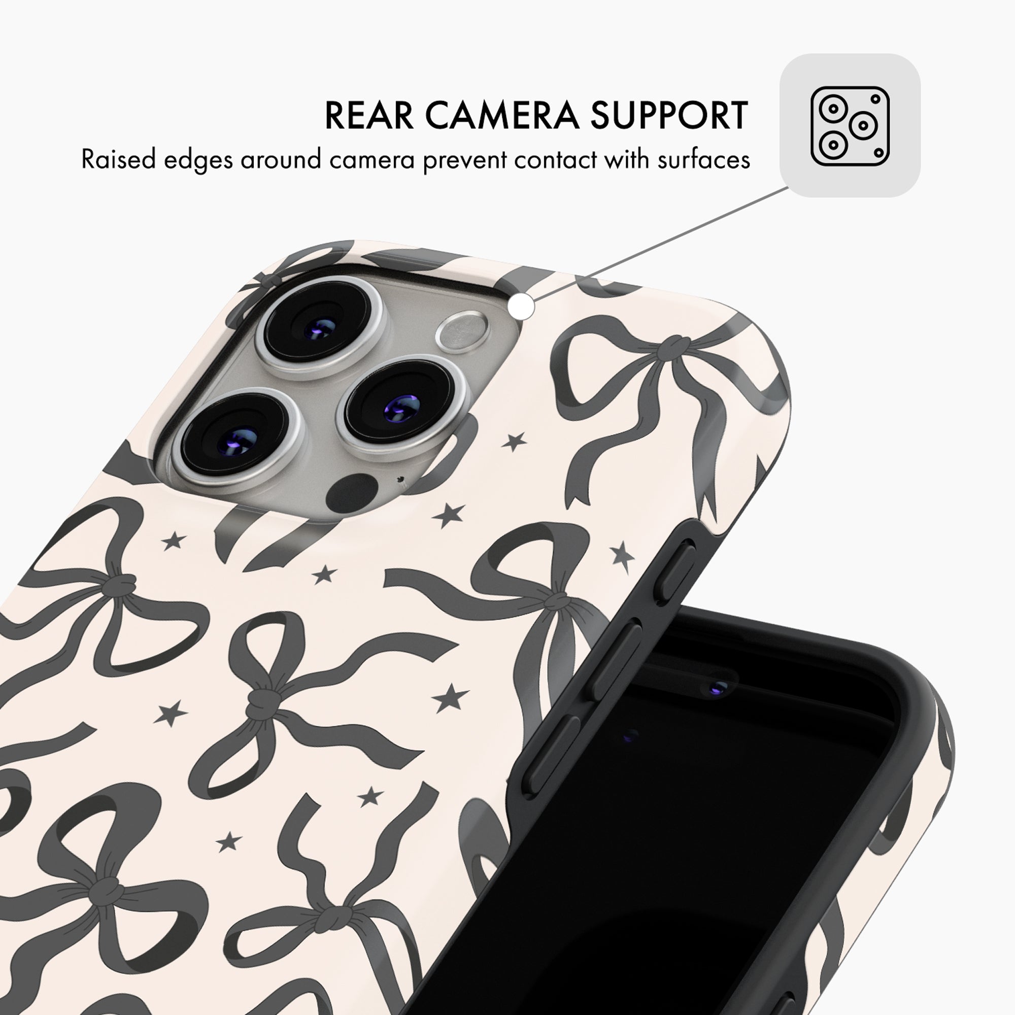 Midnight Bows - Tough Phone Case