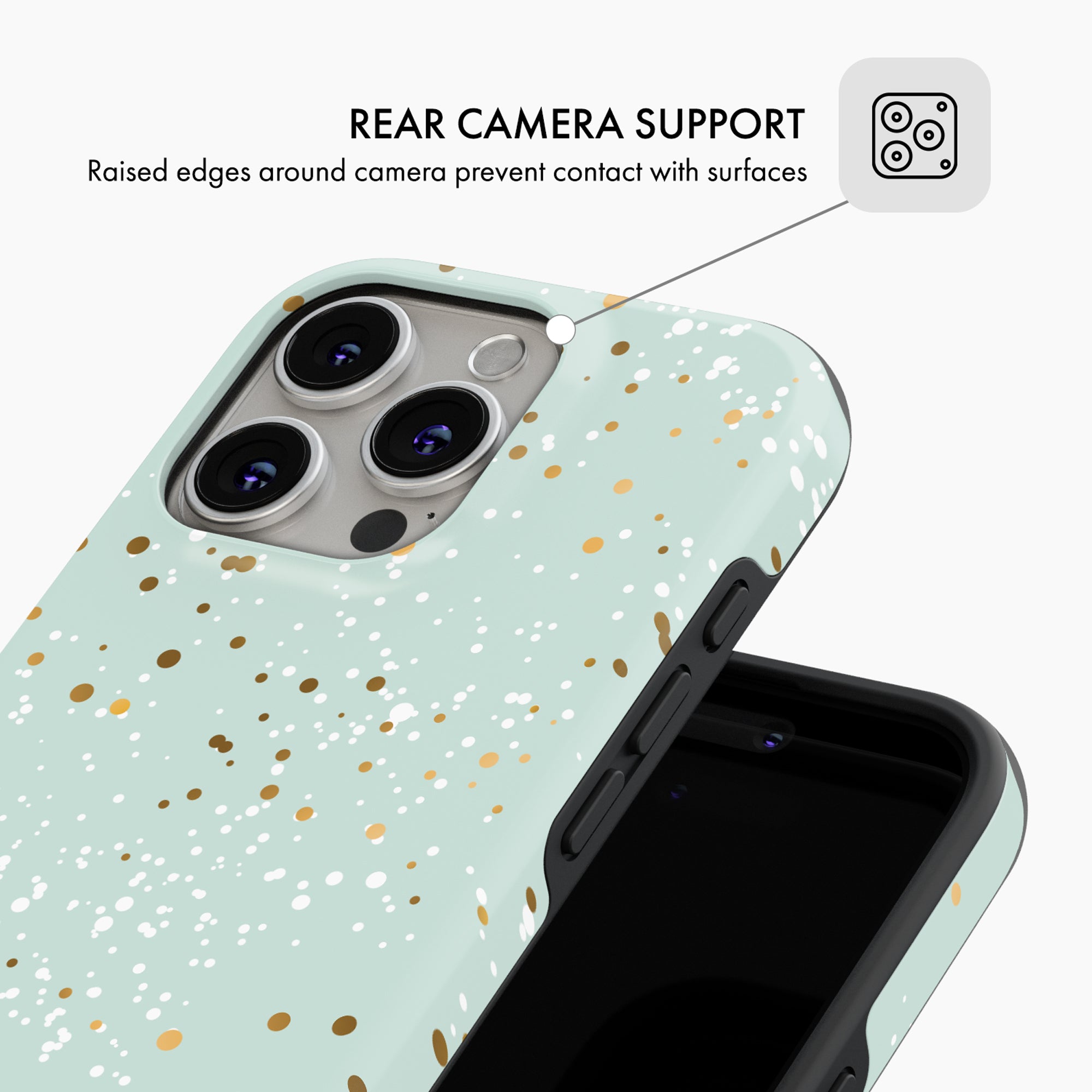 Mint Glitter - Tough Phone Case