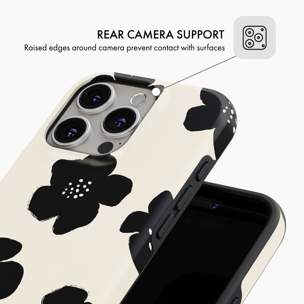 Inky Blossom - Tough Phone Case