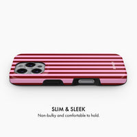 Cherry Stripe - MagSafe Tough Phone Case