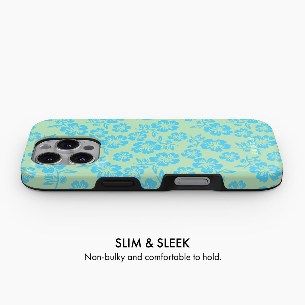 Aqua Bloom - Tough Phone Case