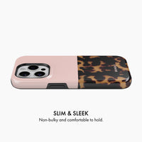 Pink Tortoise Shell - Tough Phone Case