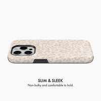 Beige Leopard - Tough Phone Case