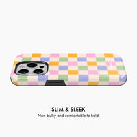 Pastel Checks - Tough Phone Case (MagSafe)