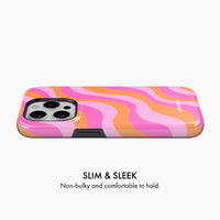 Pink Orange Wave - Tough Phone Case (MagSafe)