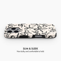 Midnight Bows - Tough Phone Case