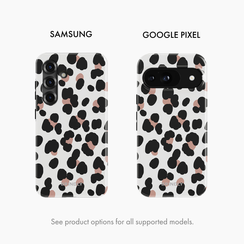 White Leopard - Tough Phone Case