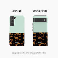 Mint Tortoise Shell - Snap Phone Case