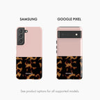 Pink Tortoise Shell - Tough Phone Case